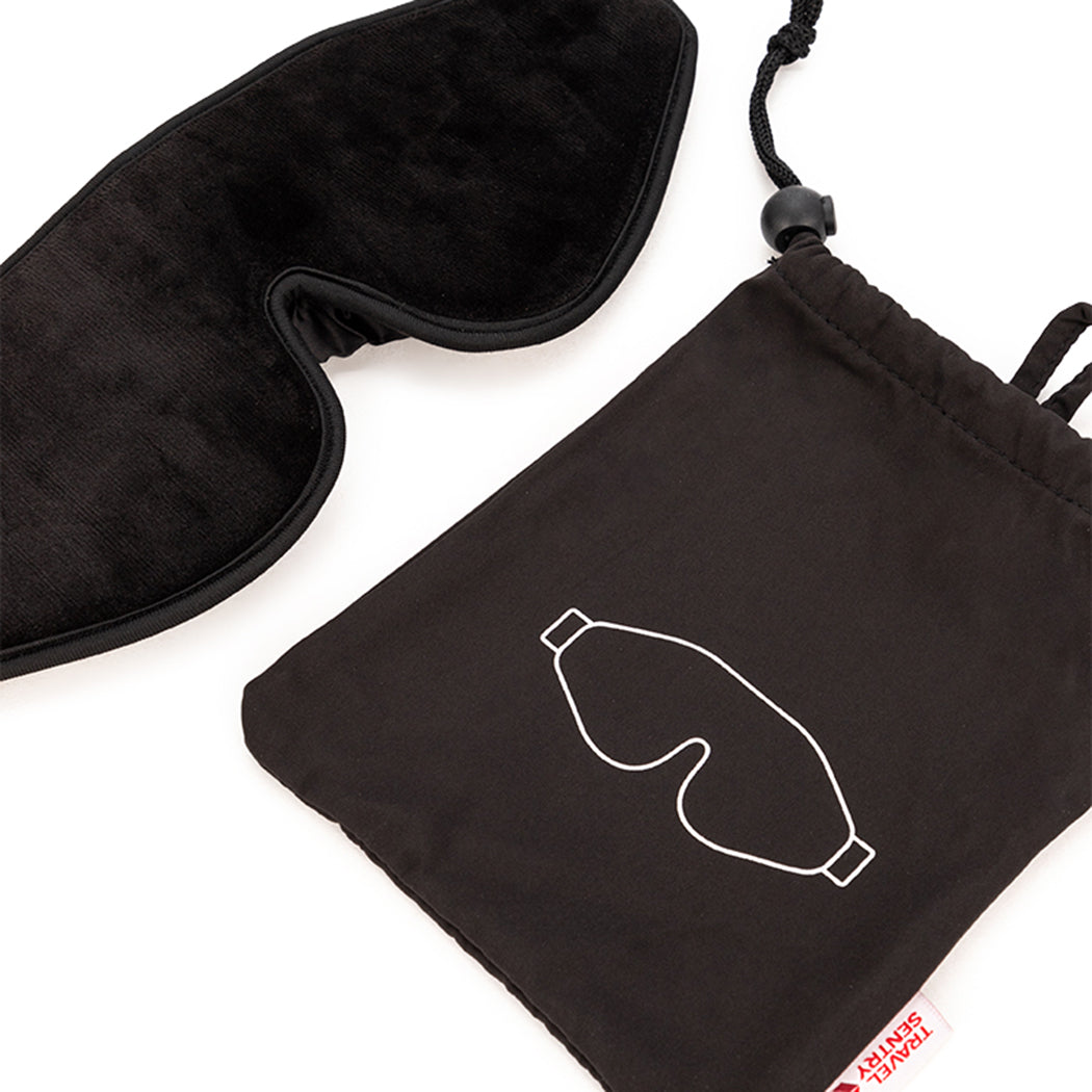 立体的なデザインで睡眠をサポートするアイマスク【TRAVEL SENTRY