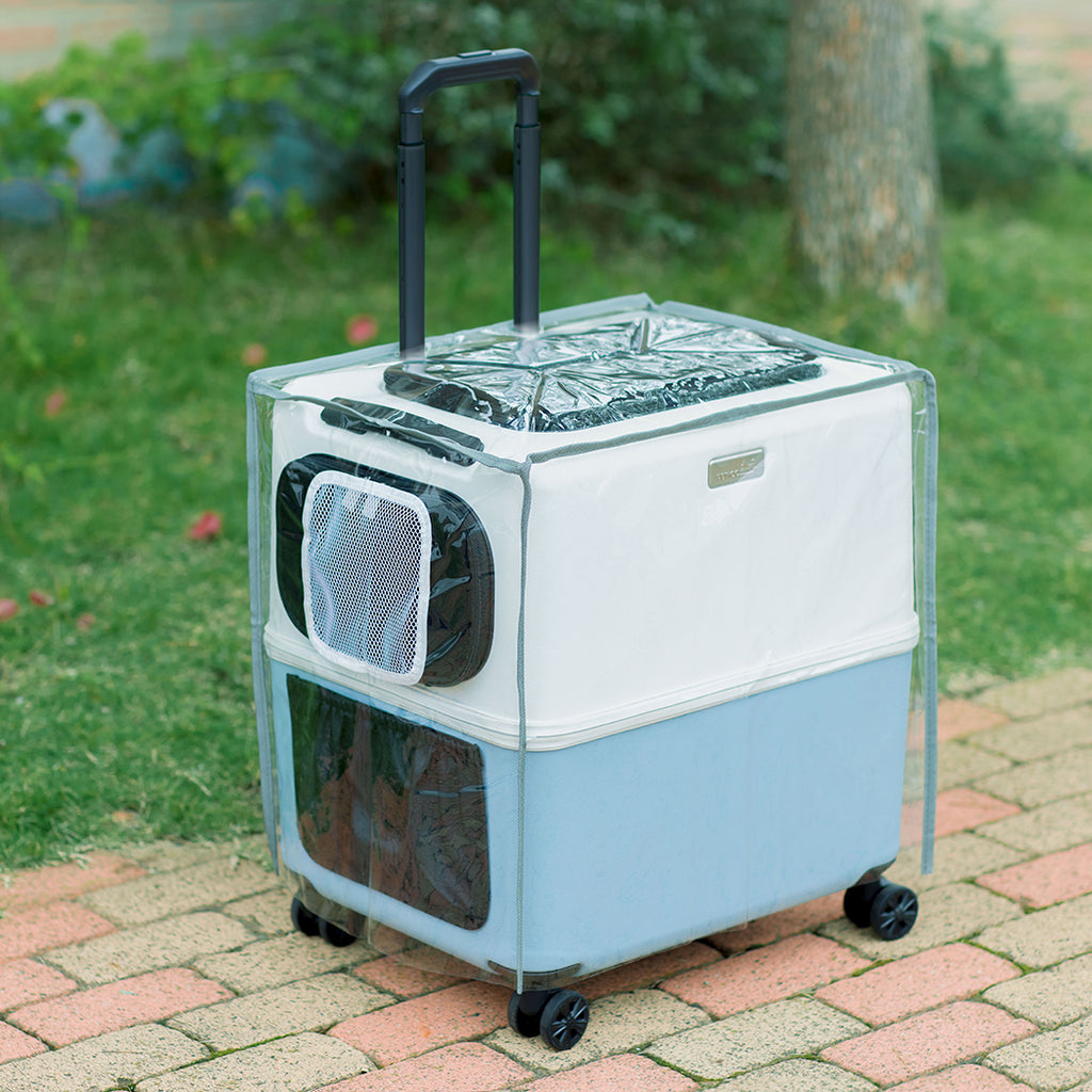 交通機関OKのペットキャリー PETiCO（ペチコ） L-サイズ 専用レイン