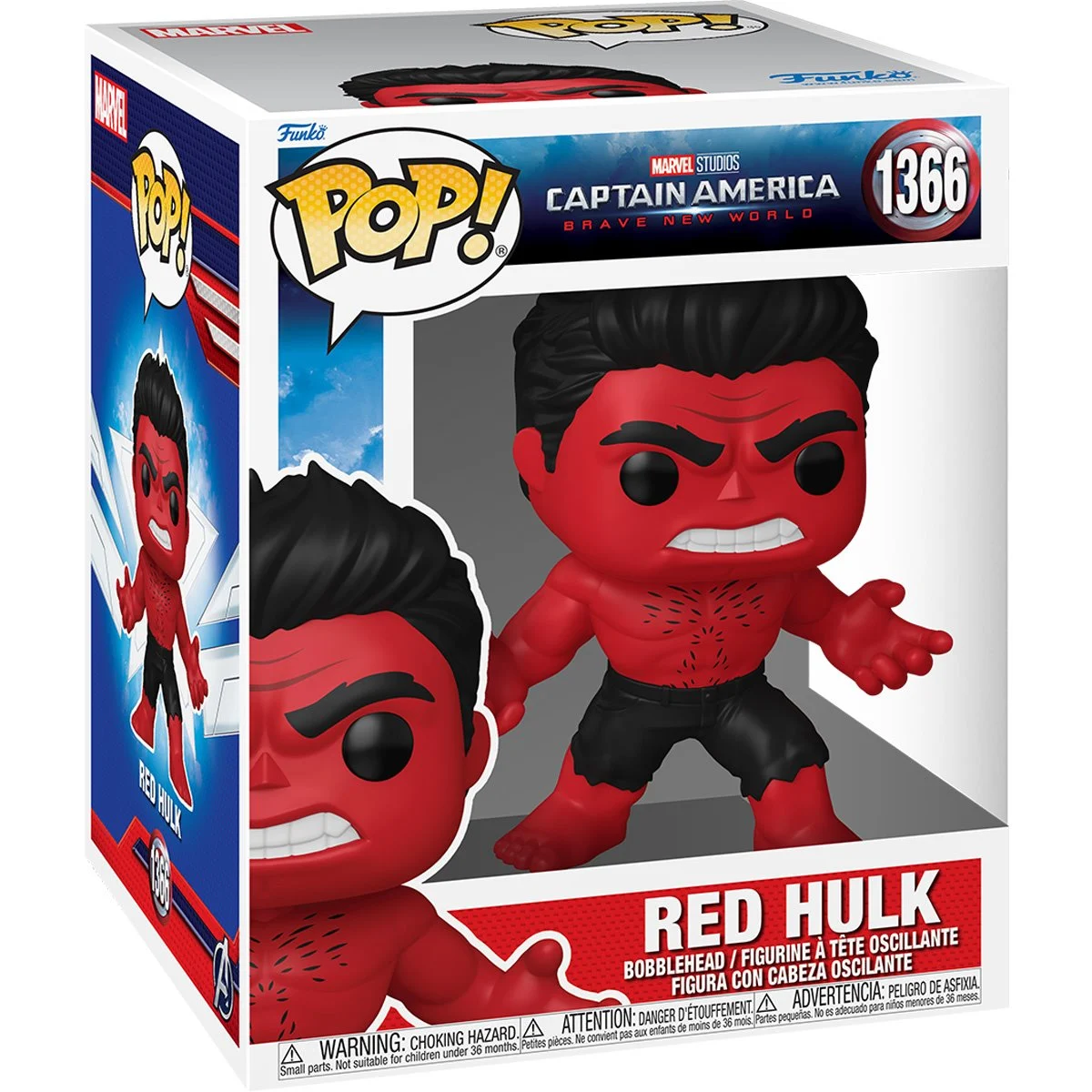 Funko Pop! Captain America: Brave New World Red Hulk 6-Inch