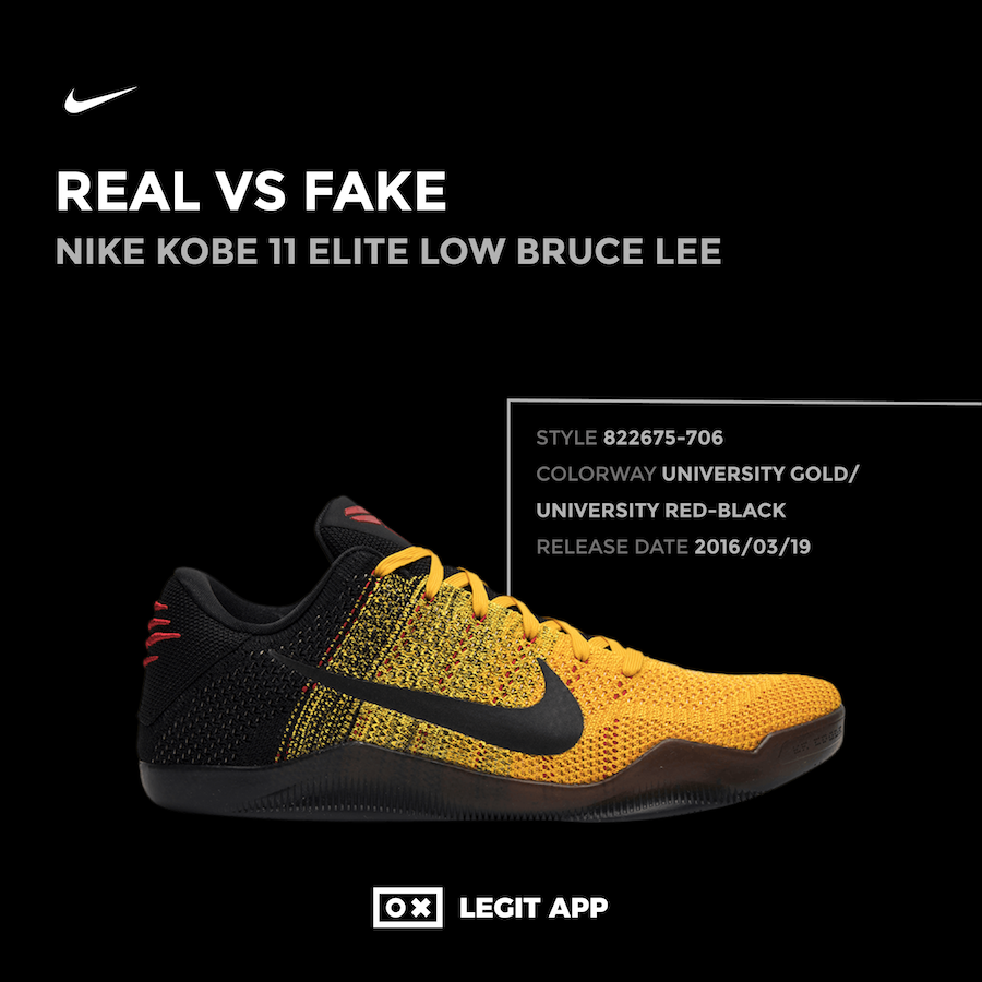 Nike Kobe 11 Elite Low Bruce Lee | LegitApp | Your Trusted Partner