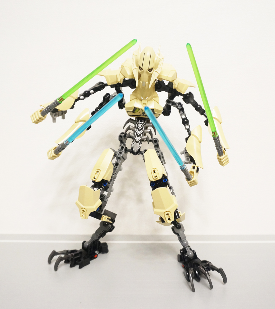 75112レゴスターウォーズ ビルダブルフィギュア グリーヴァス将軍