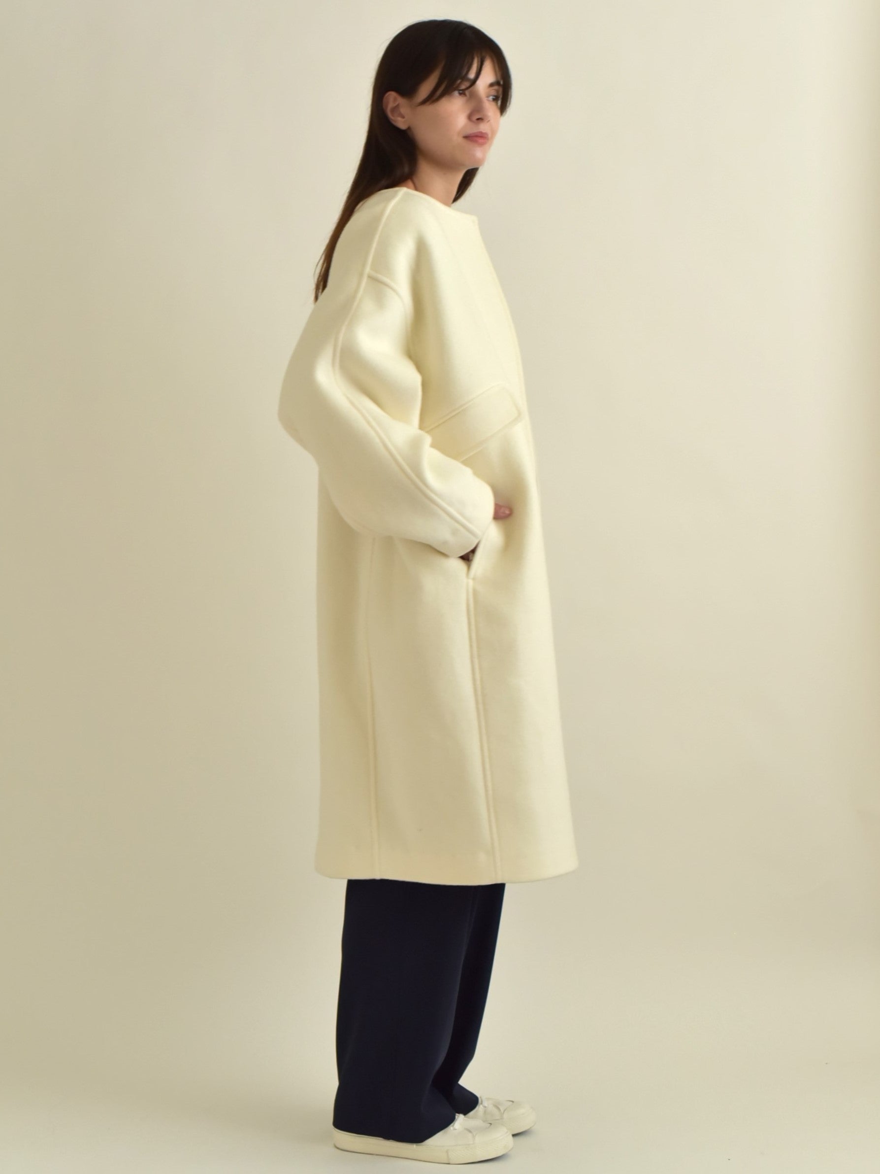 lelill レリル ウールコクーンコート