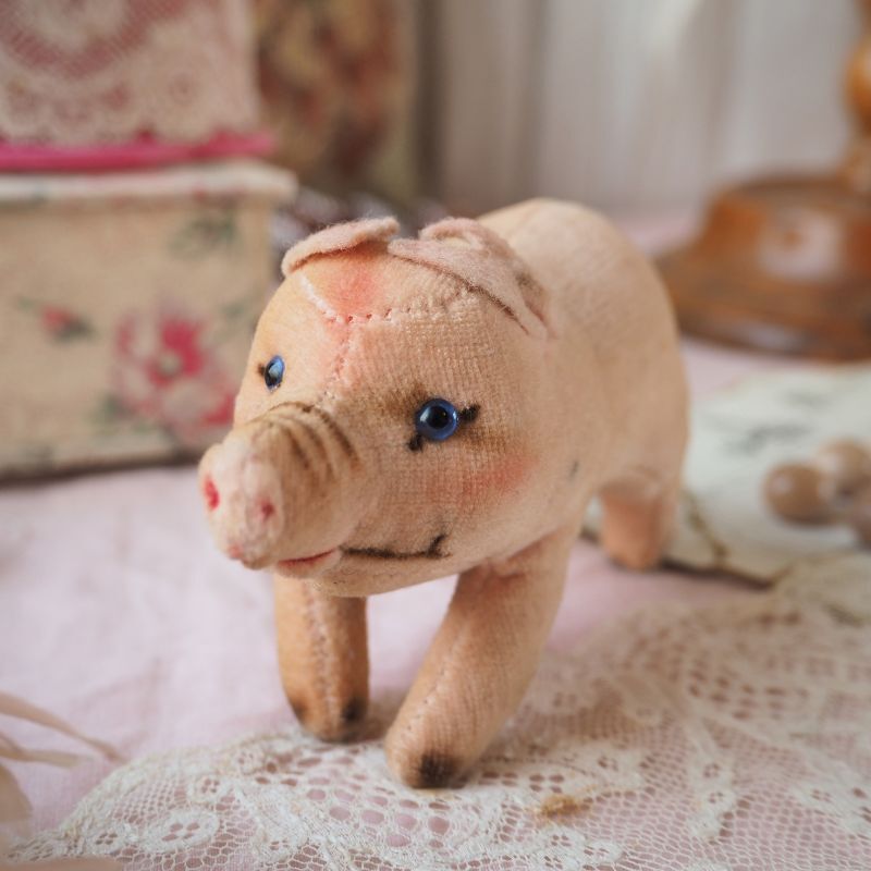 シュタイフ社製ブタの縫いぐるみ jouet・おもちゃ
