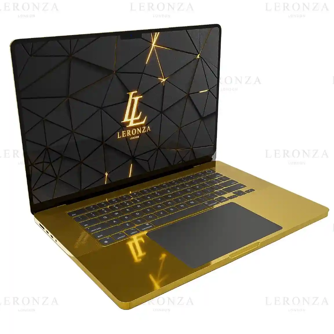 Luxury 24K Gold Apple MacBook Air | Leronza.com