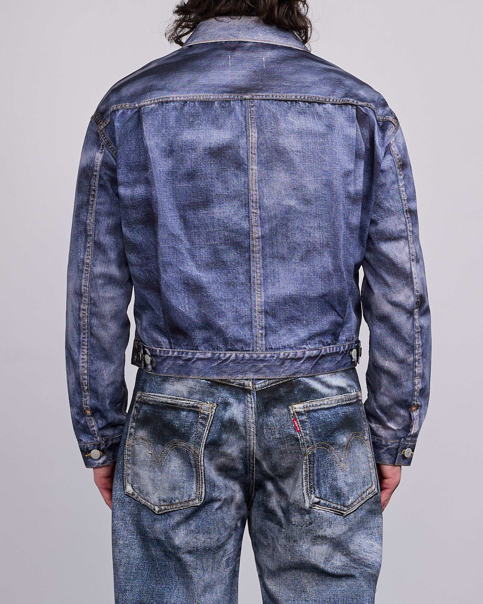 Junya Watanabe MAN Levi's Inkjet BerBerJin Jacket Indigo – LESS 17