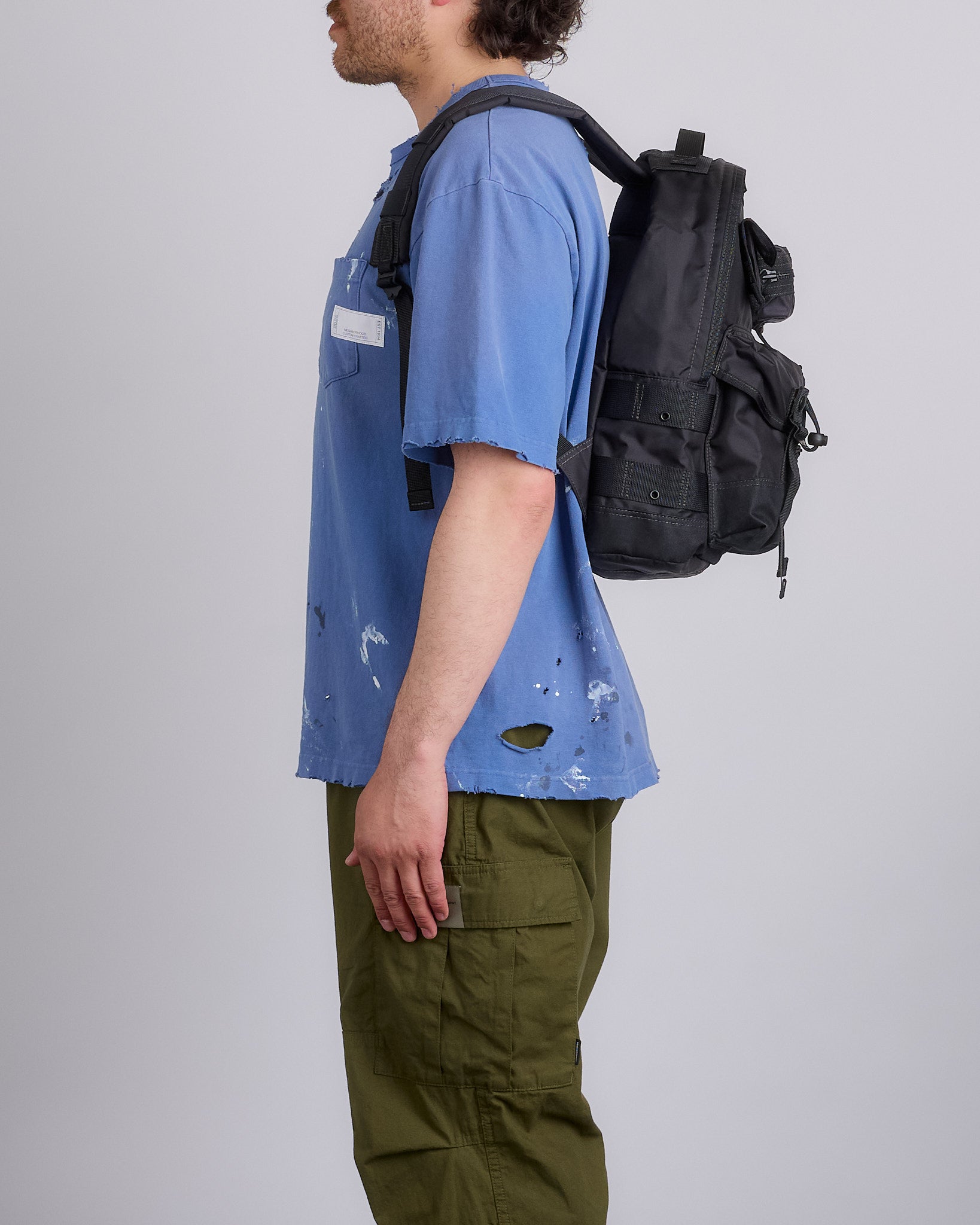 Porter All Daypack with Pouches Black – LESS 17