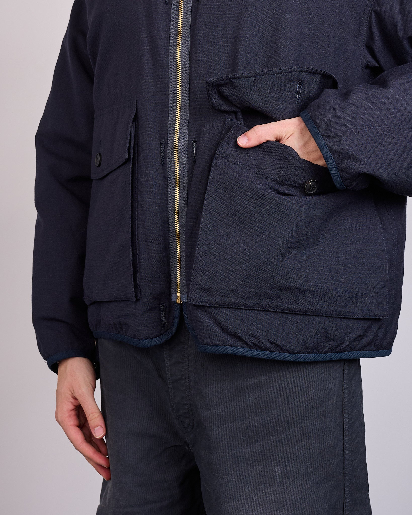 visvim Iris Down Jacket Navy – LESS 17