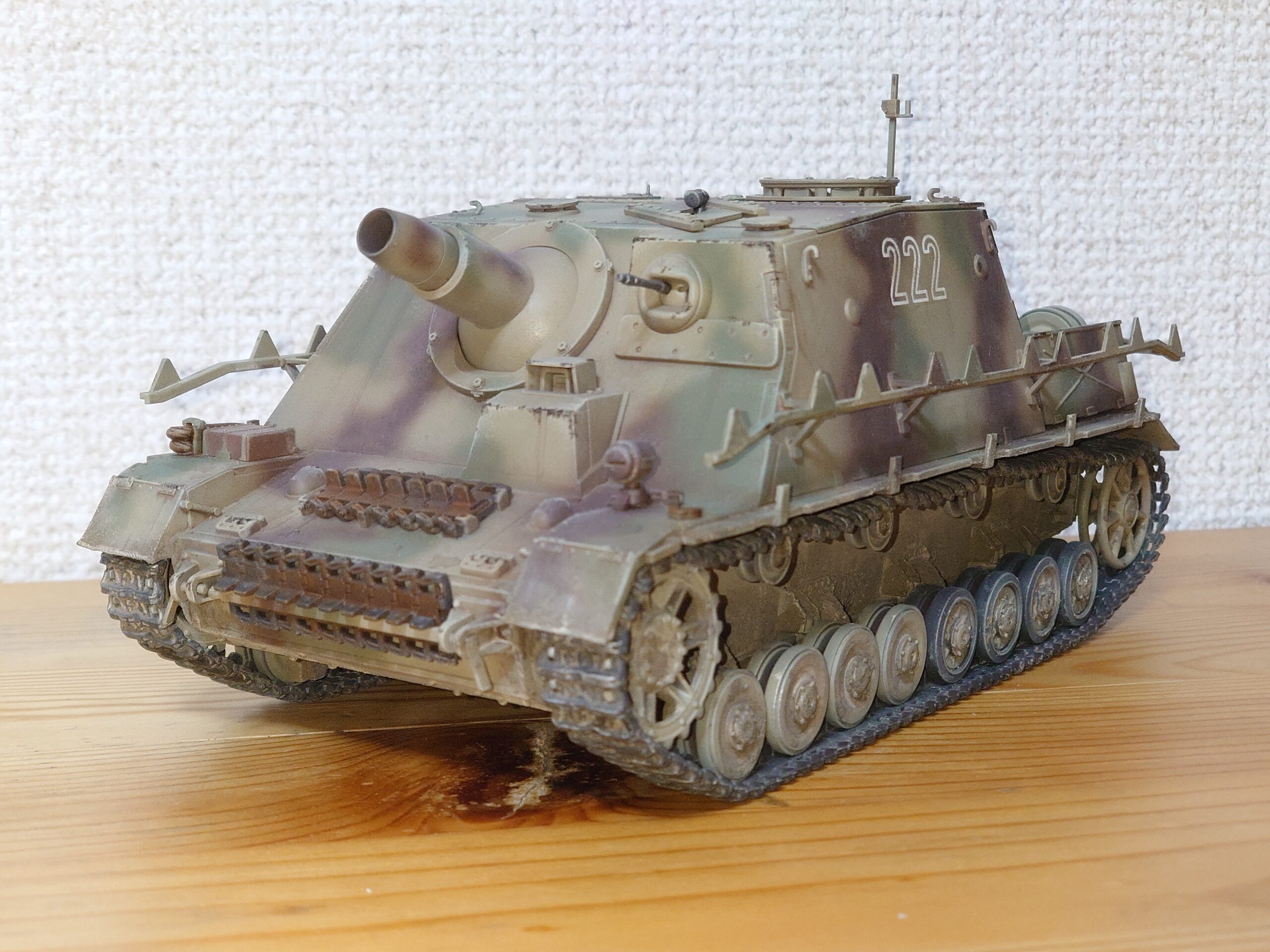 タミヤ IV号突撃戦車ブルムベア(後期型)製作記⑥(完成) | 模型大隊戦闘日誌