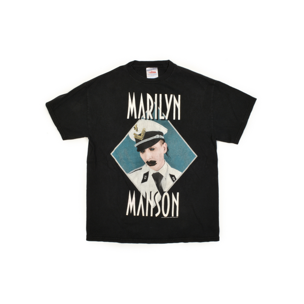 Black Vintage T-Shirt - Marilyn Manson Grotesk Burlesk - L'ÉTIQUETTE