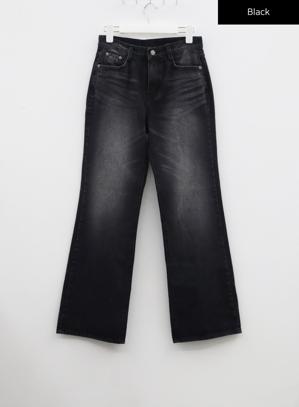 Mid-Rise Bootcut Jeans CF327 - Korean Women's Fashion | LEWKIN