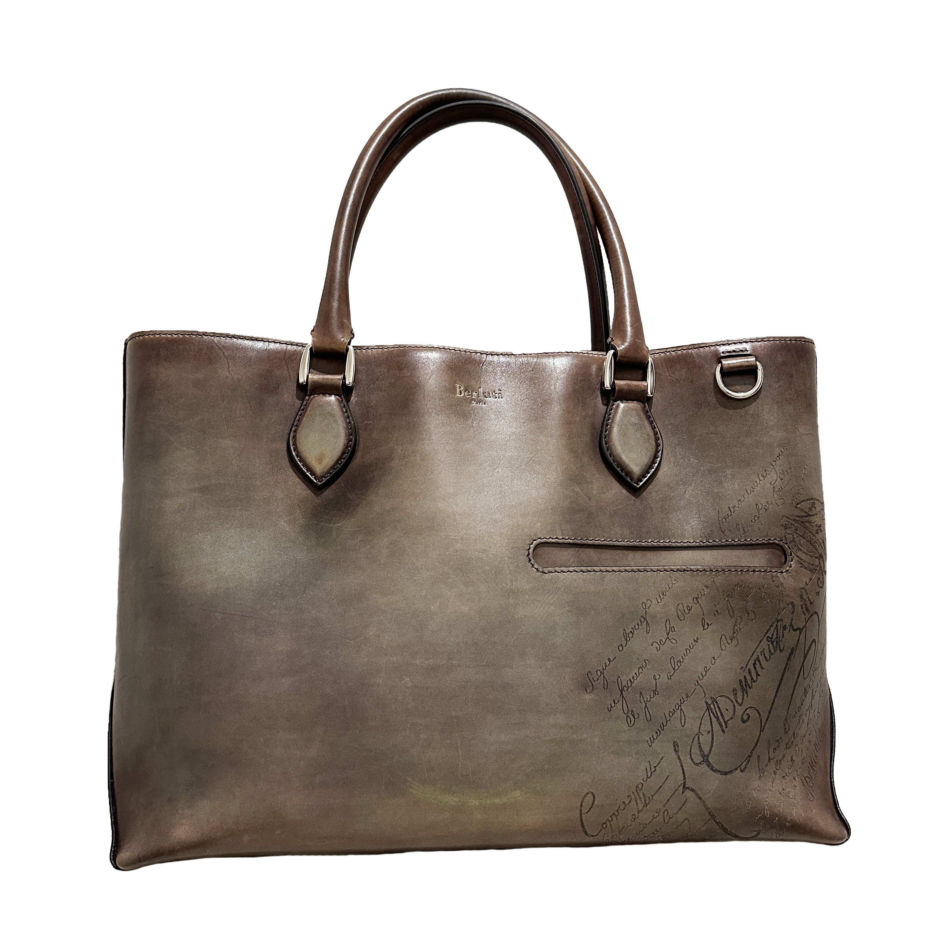 ベルルッティ トゥジュール ガリバー スクリットレザー メッセンジャー