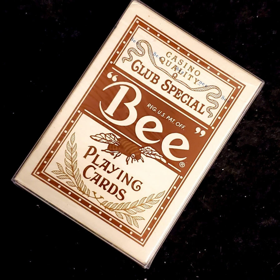 BROWN Bee WYNN Casino Playing Cards Deck ICON Jumbo Tech Art Ohio