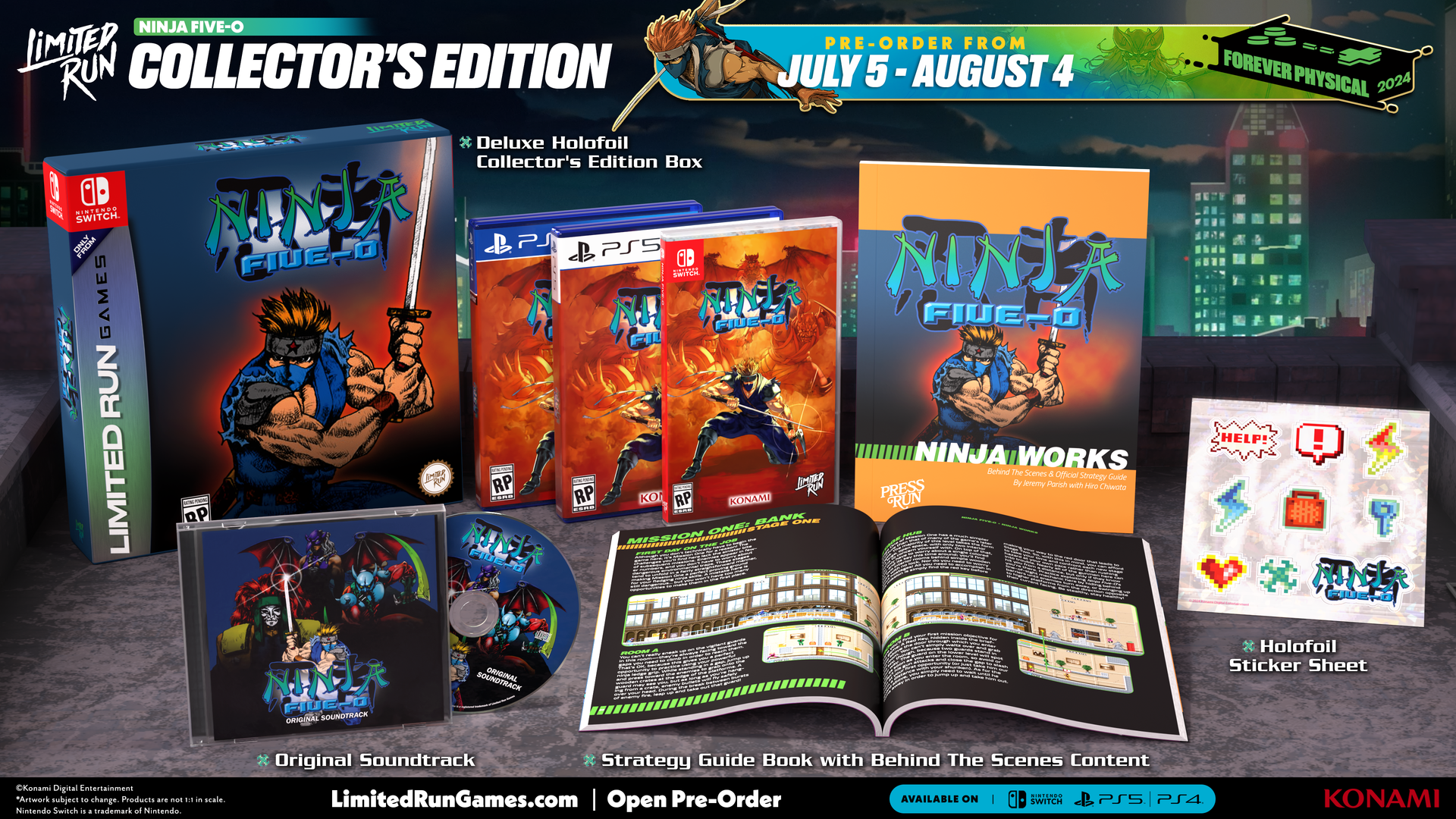 Switch Limited Run #246: Ninja Five-O Collector's Edition