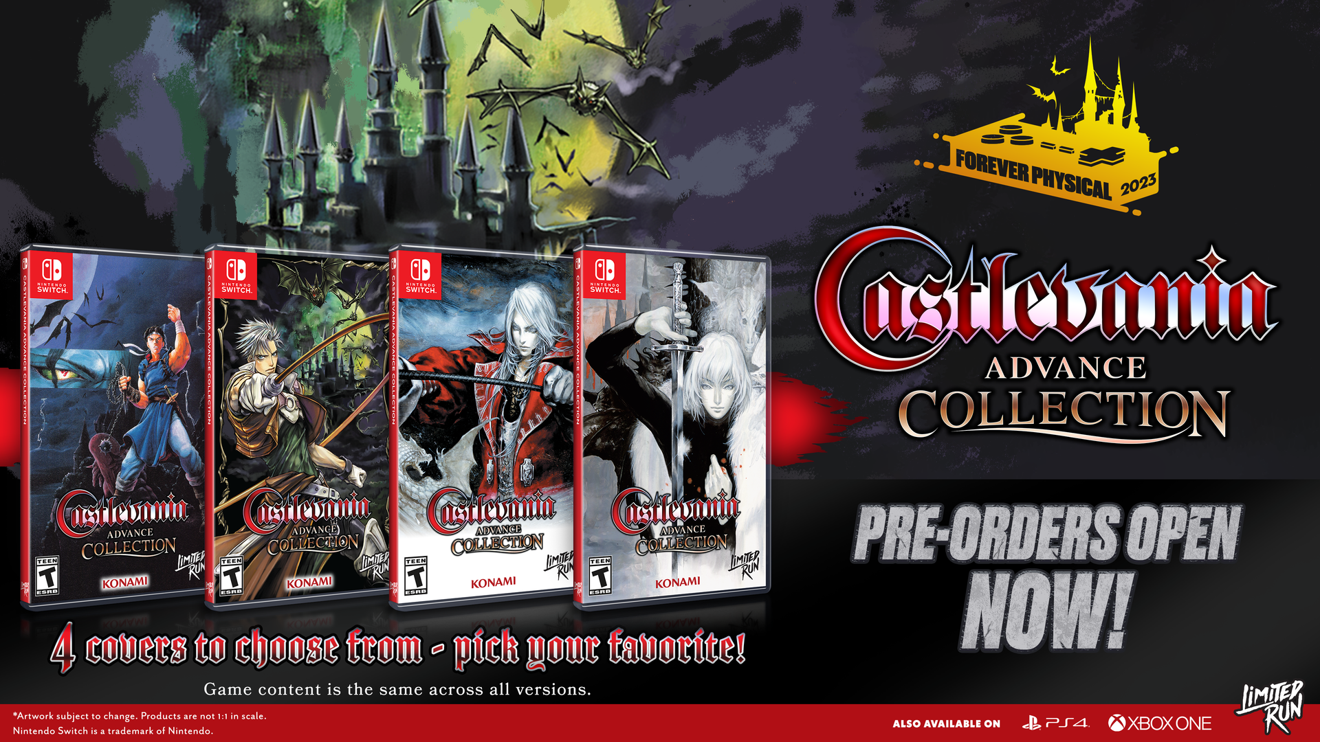 Switch Limited Run #198: Castlevania Advance Collection – Limited