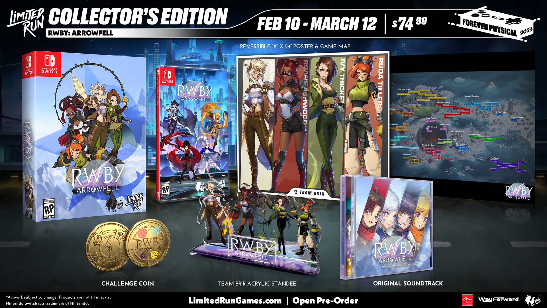 Switch Limited Run #177: RWBY: Arrowfell Collector's Edition