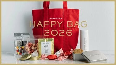 事前エントリー即完！」DEAN&DELUCA福袋8640円「限定赤トート」先着