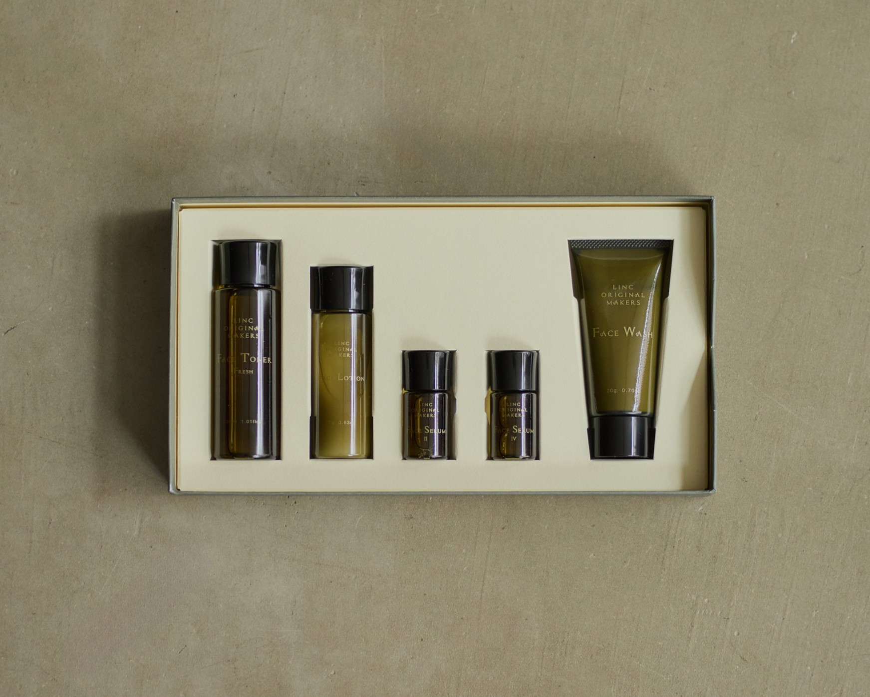 スキンケアシリーズにトライアルセットが登場 – LINC ORIGINAL MAKERS