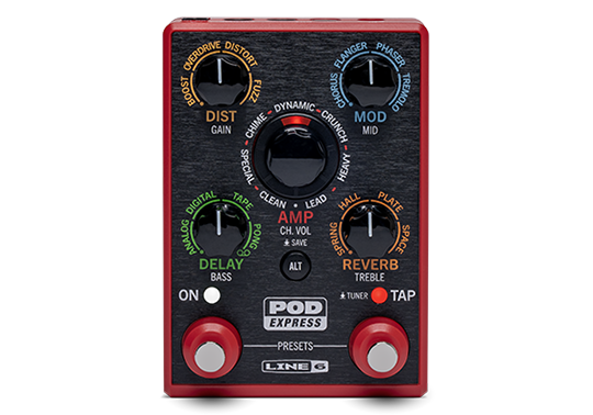 Line 6 | POD Express | Ultra-Portable Amp and Effects Processor