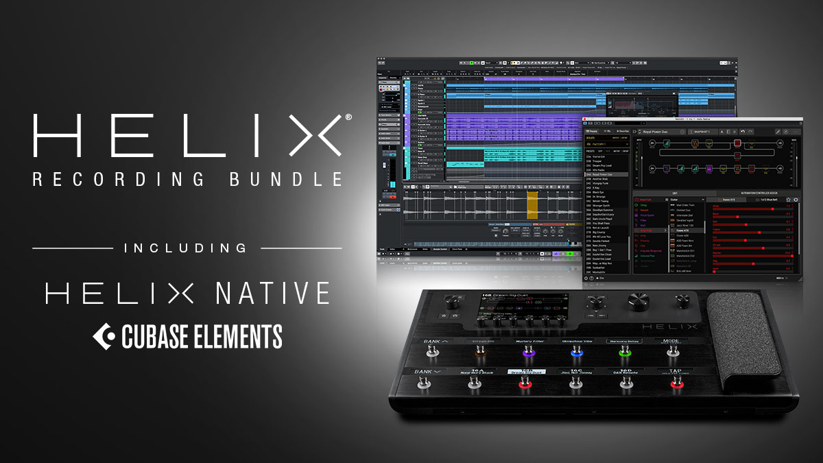 Helixハードウェア・プロセッサーを購入してCubase ElementsとHelix