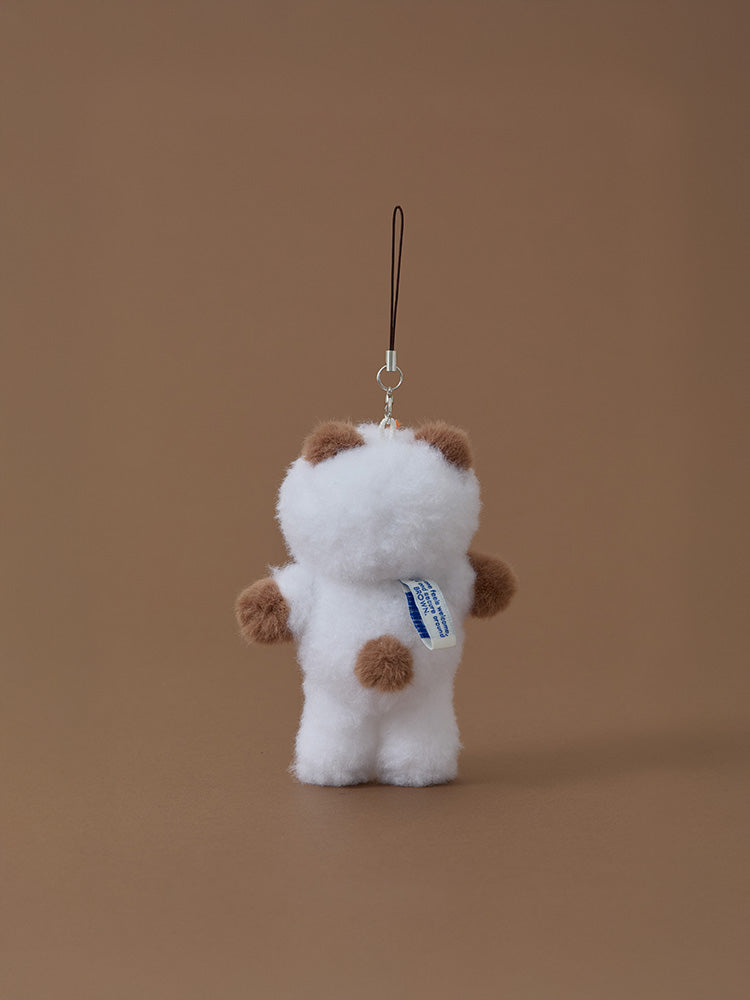 きぐるみキーリング スノーマン(HUG BROWN) ブラウン – LINE FRIENDS