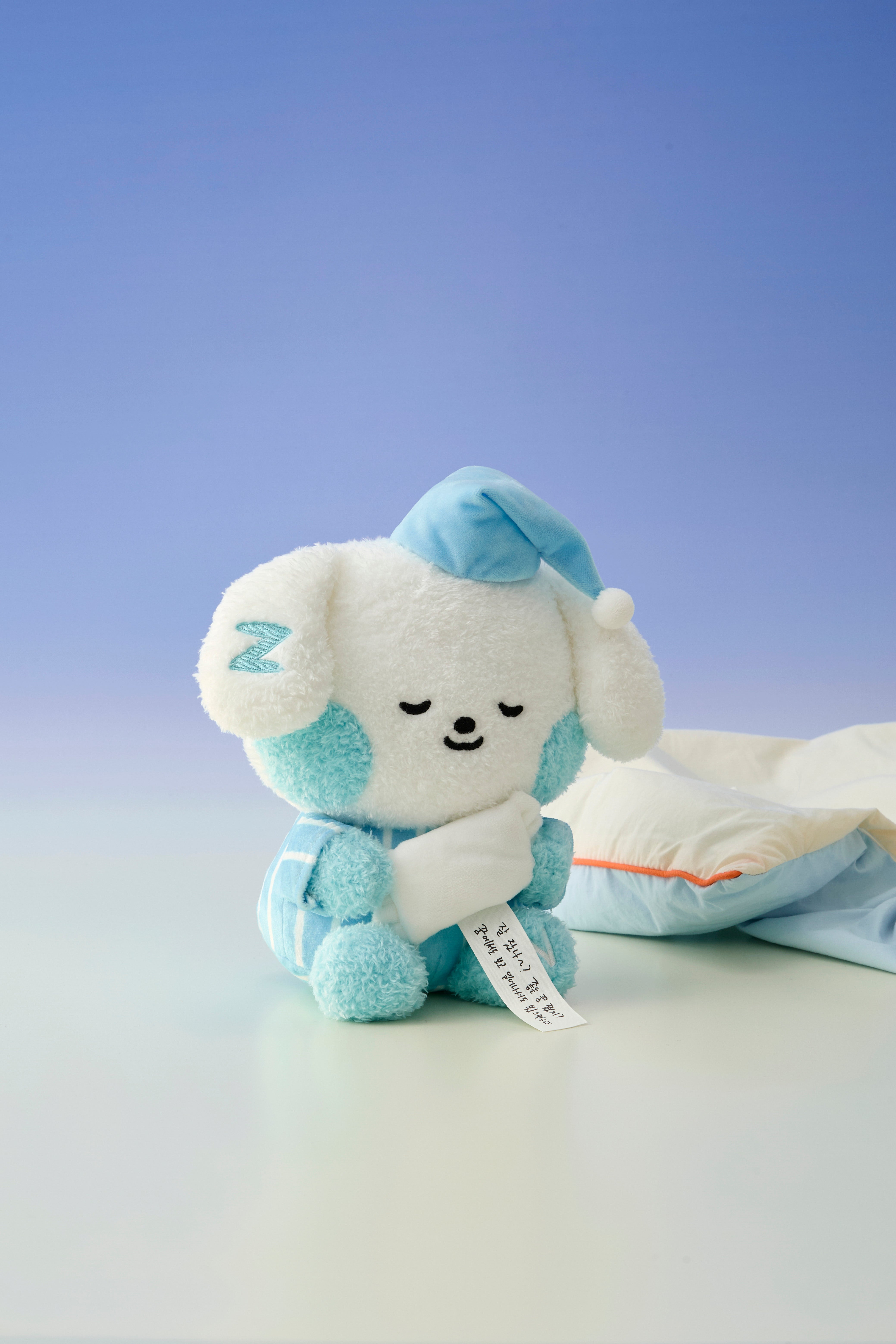 zeroni メッセージぬいぐるみ(BLUE PARADISE) gyunini – LINE FRIENDS