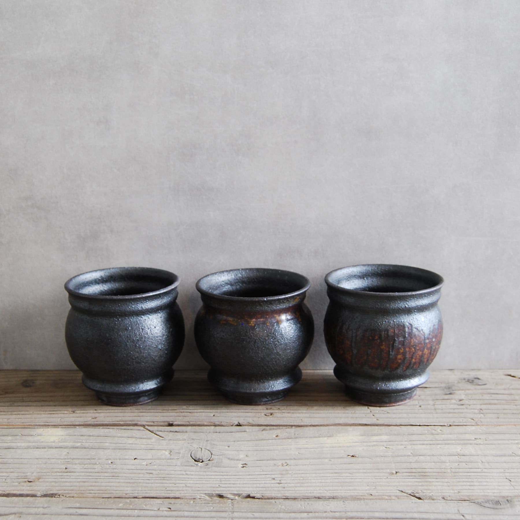 泥彩 壺鉢 2.5号 山元一真（淡海陶芸研究所） – linkplants -リンク