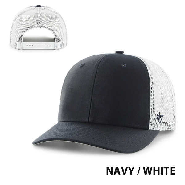 47 メッシュキャップ トラッカー ブラック 黒 ネイビー 紺 / 帽子専門