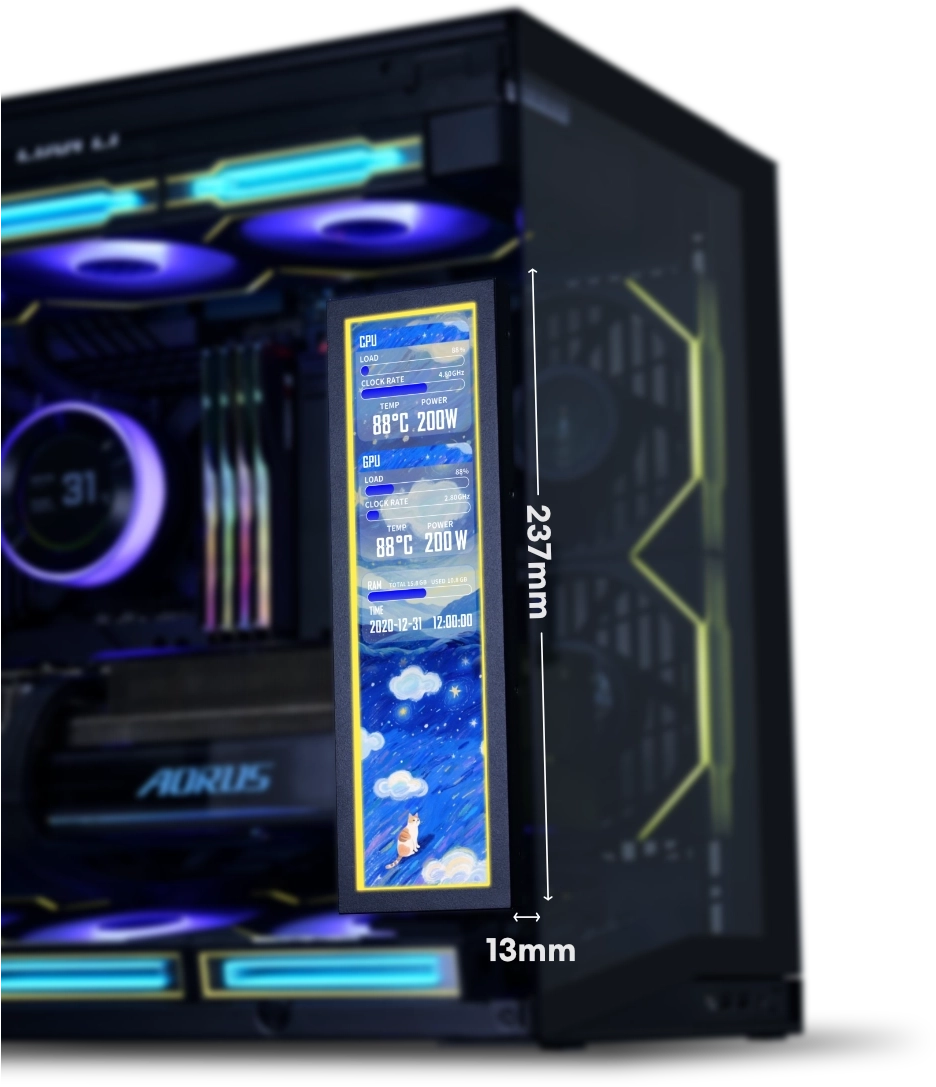 8.8″ Universal Screen (US88v1) - LIAN LI is a Leading Provider of