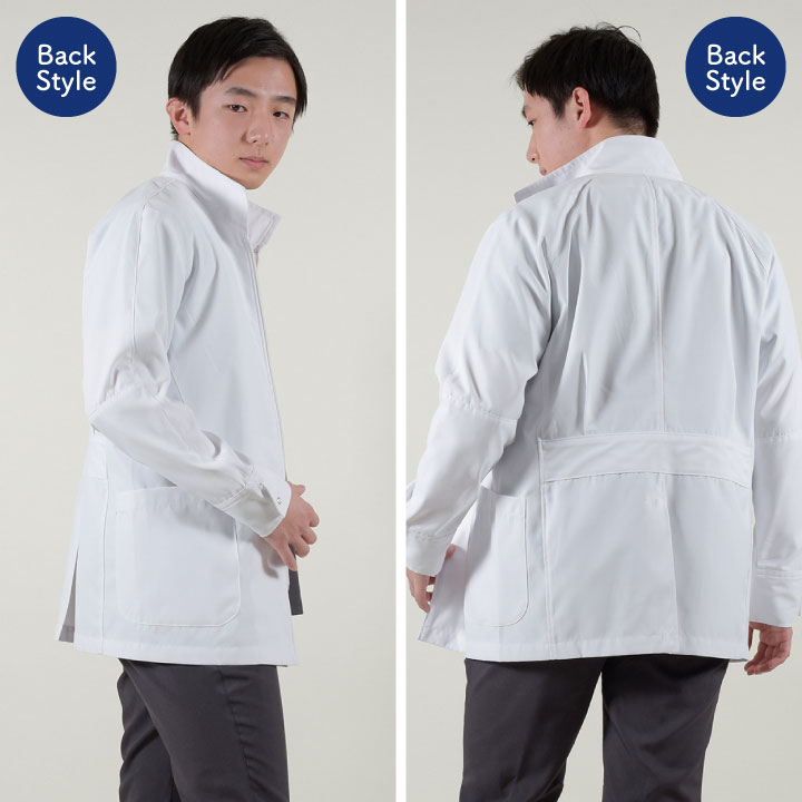 MIZUNO（ミズノ） ハーフコート メンズ 白衣 透けにくい 長袖