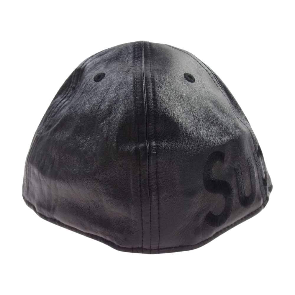 Supreme シュプリーム 07AW × NEW ERA Leather Side Logo Cap サイド
