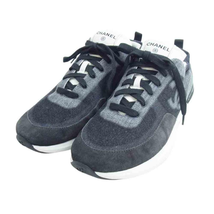 シャネル G37495 ココマーク デニム スニーカー 買取実績