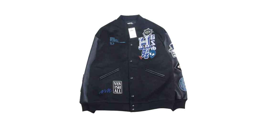 ヒステリックグラマー ゲンザイ スタジアムジャンパー ブラック 買取実績