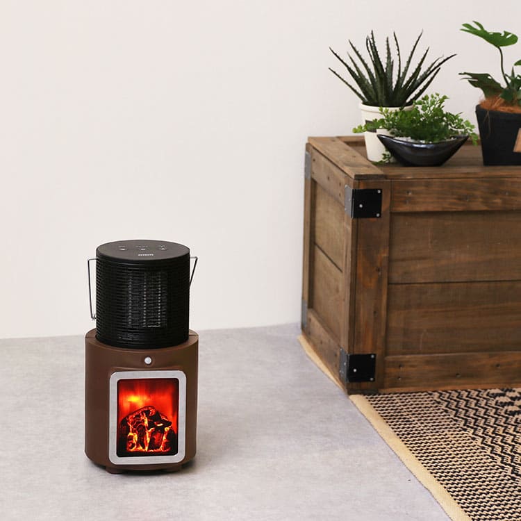 人感センサー付 暖炉ヒーター PR-WA010 | PRISMATE(プリズメイト)