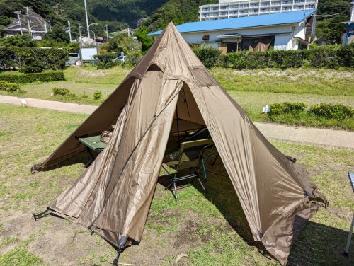 ワンティグリス OneTigris Northgaze シルナイロンの設営とレビュー