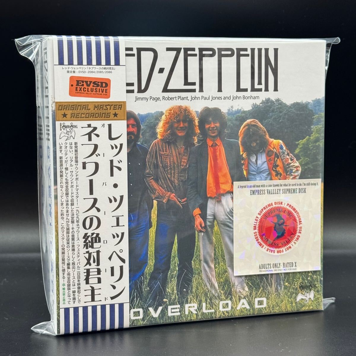 LED ZEPPELIN - OVERLOAD “Knebworth 1979” 3CD BOX THE REAL