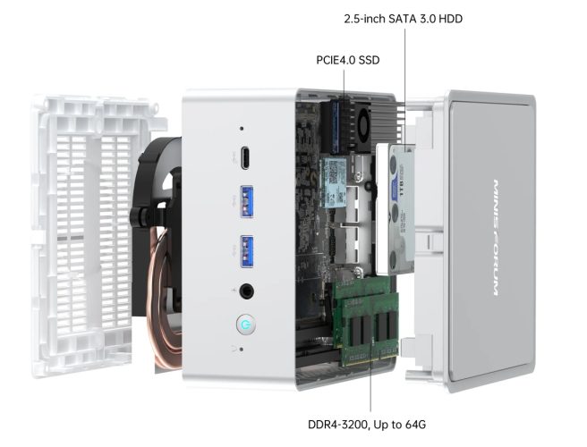 MINISFORUM NAB6 is a mini PC with Core i7-12650H for $359 and up