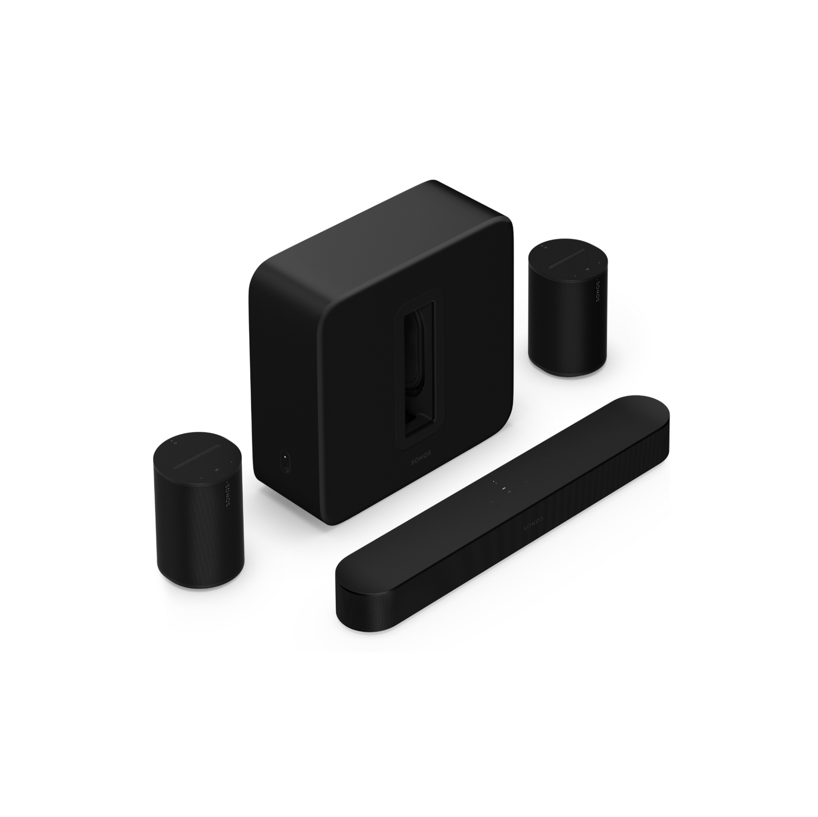 Sonos Immersive Set with Beam (Beam+Sub 4+ 2x Era100) - Black from