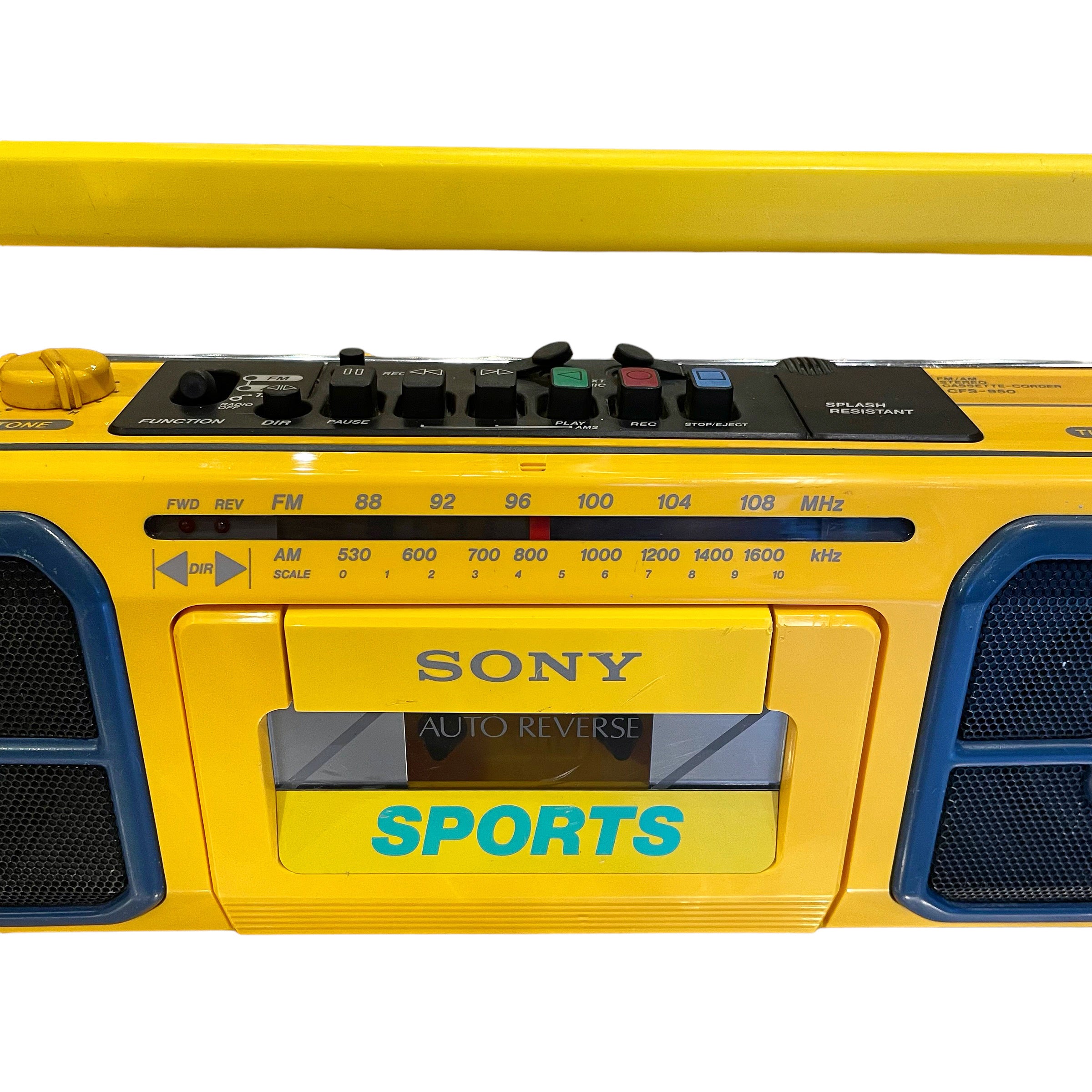 最終値下げ】SONY SPORTS ラジカセ CFS-V75オリーブ ソニー 最終値下げ