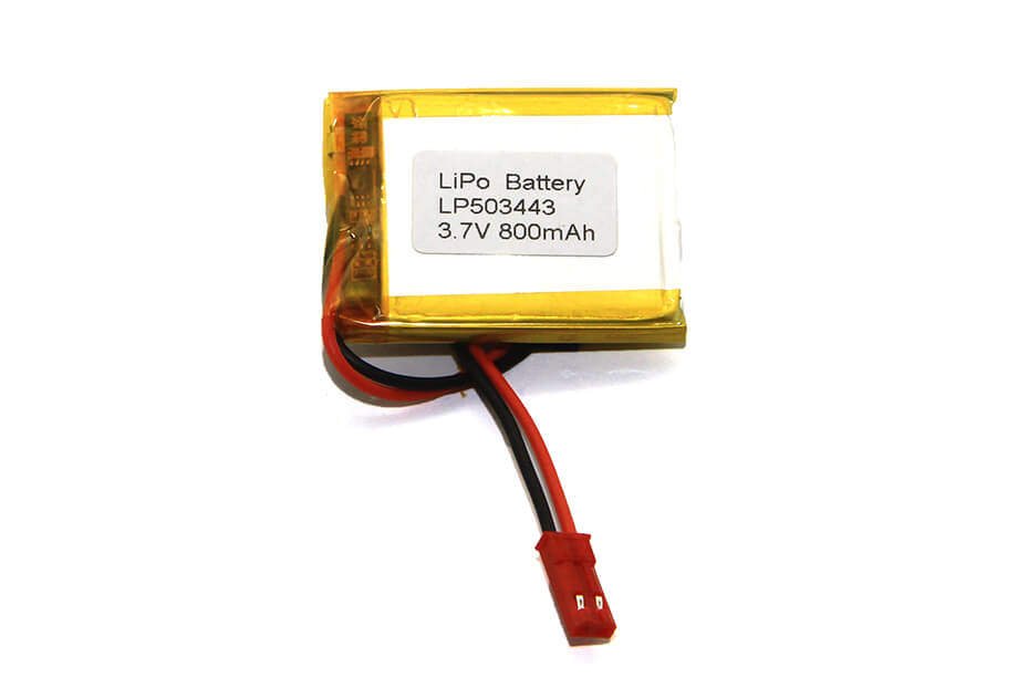 3.7 V LP503443 800mAh Lipo Battery | Lipolybatteries.com