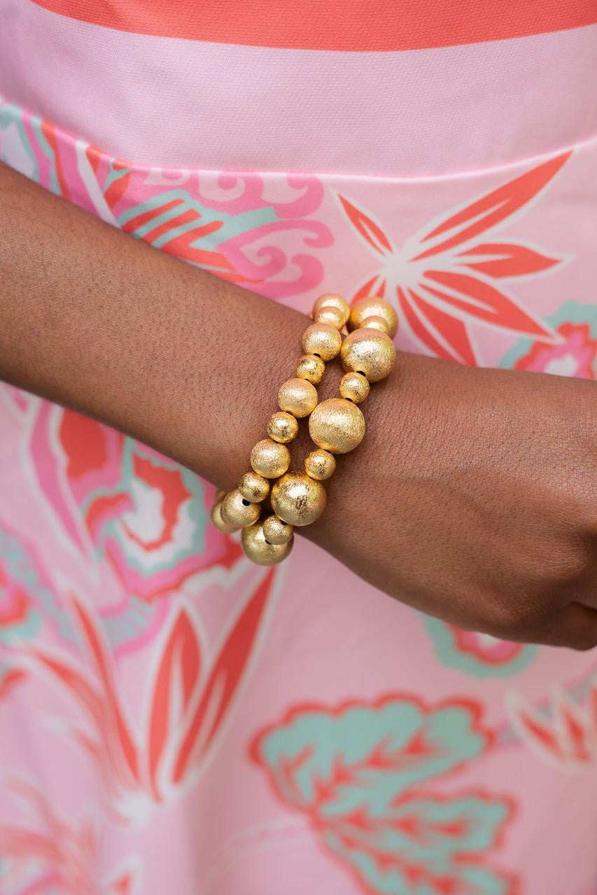 Georgia by Lisi Lerch | Gold Beaded Statement Bracelet