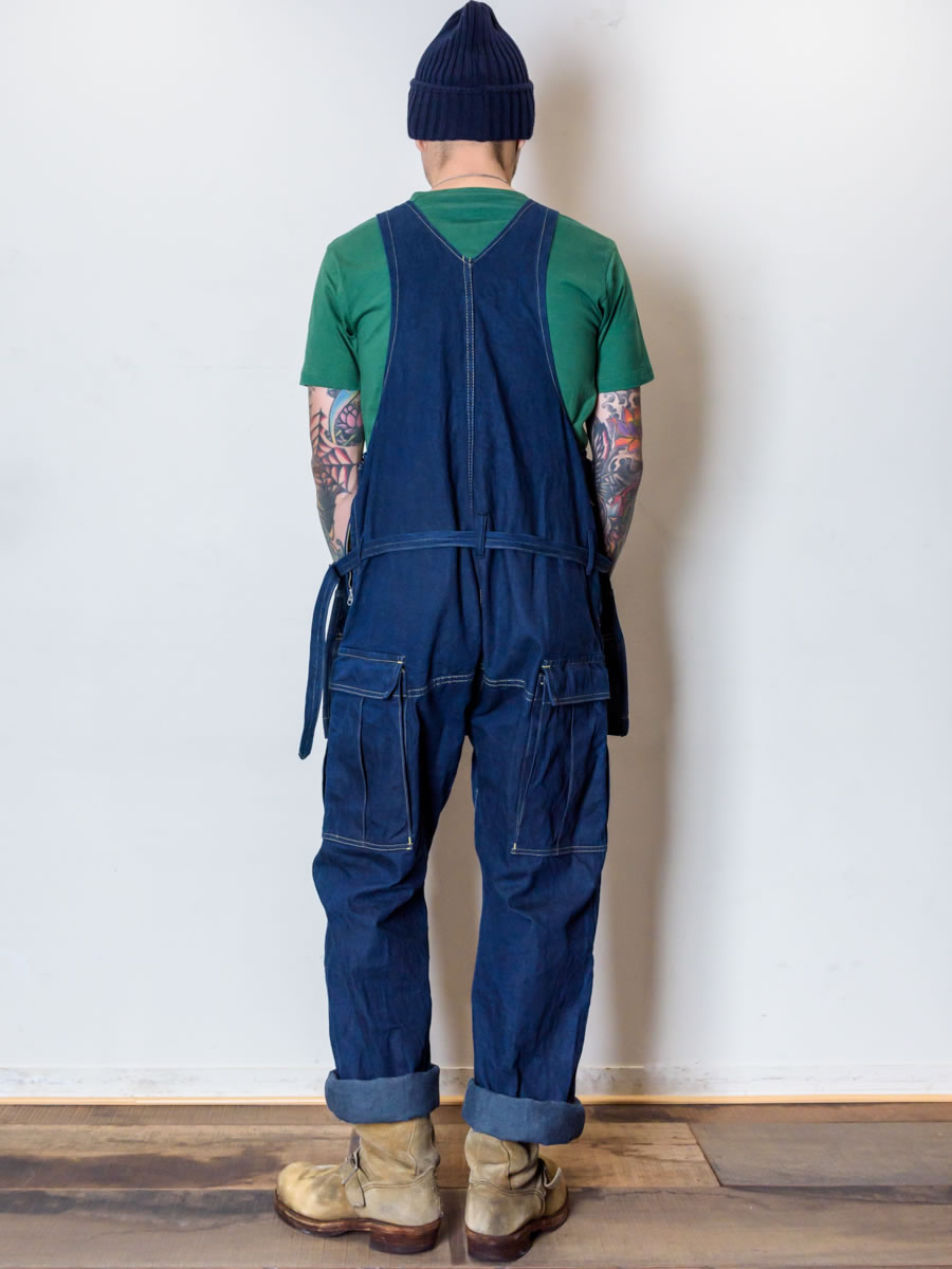 GERUGA(ゲルガ)】 UNION-ALL with APRON オーバーオール エプロン付属