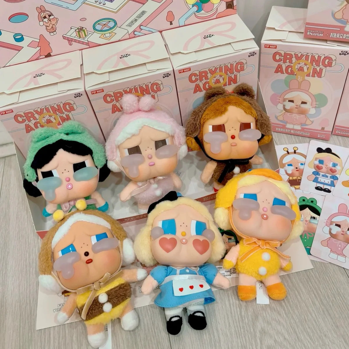Pop Mart - CRYBABY Crying Again Series - Vinyl Face Plush Blind