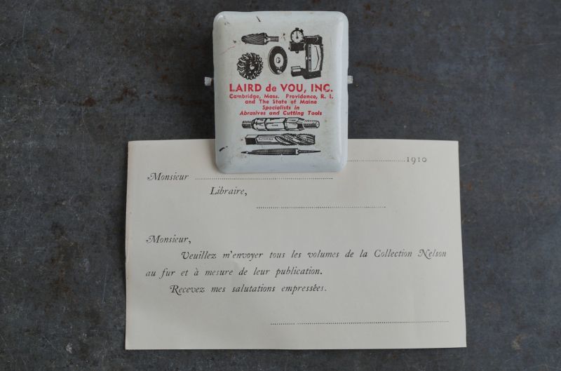 USA antique アメリカアンティーク PAPER CLIP アドバタイジング