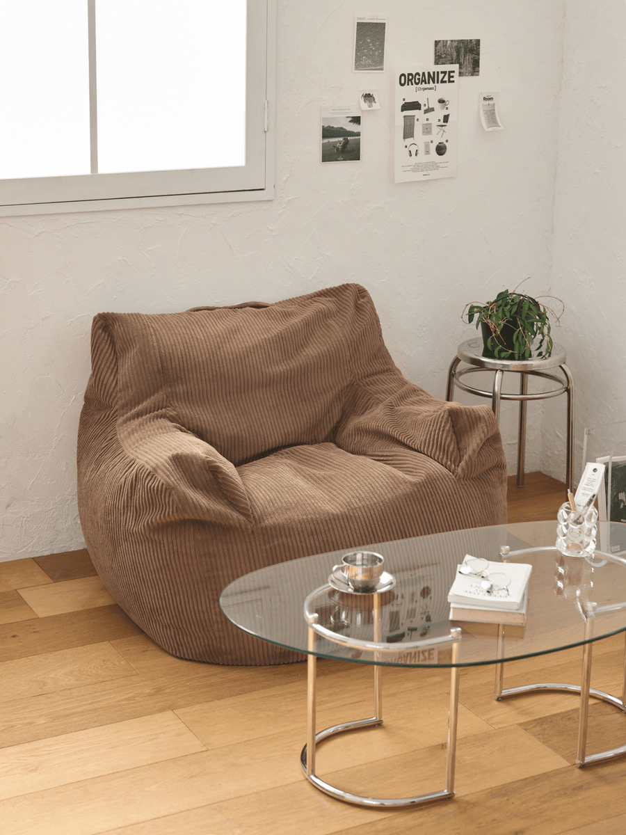 LOOSY 1人掛けビーズソファ コーデュロイ – Little Rooms
