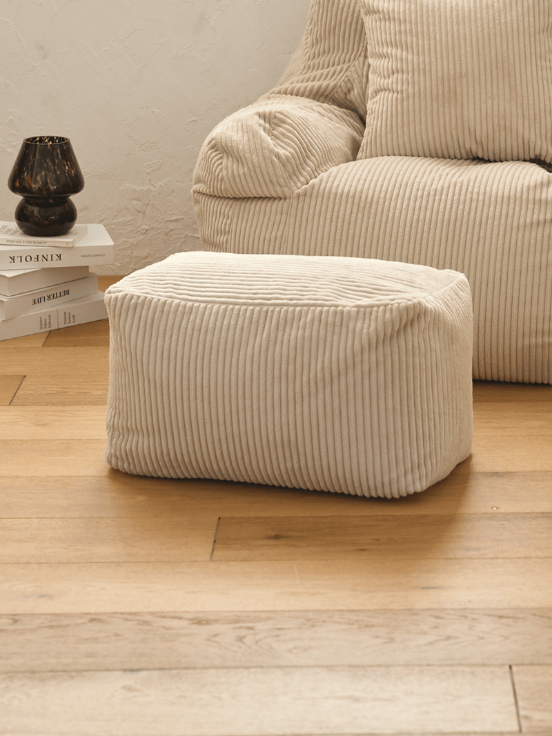 LOOSY ビーズオットマン Beige｜スツール おしゃれ 一人暮らし 二人