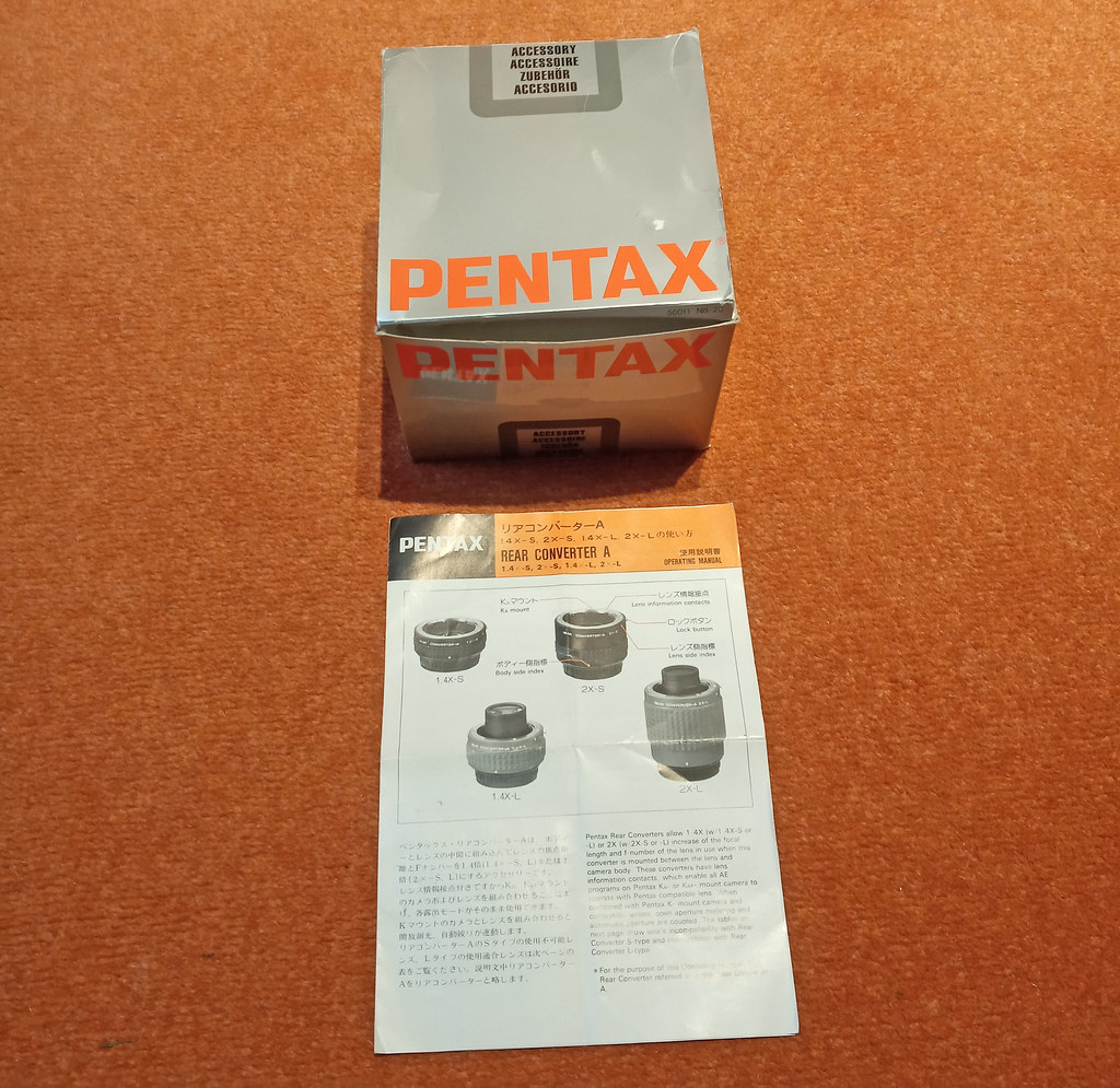 Rear Converter-A 2x-L Reviews - Pentax K-mount Teleconverters and
