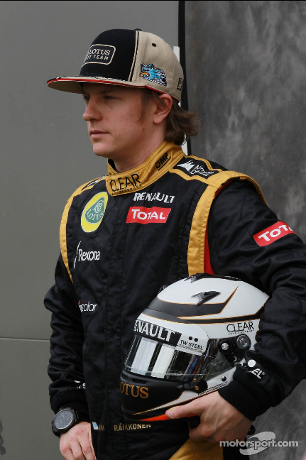 キミ・ライコネン（ロータス）F1 2012 直筆サイン入り A4サイズ キミ