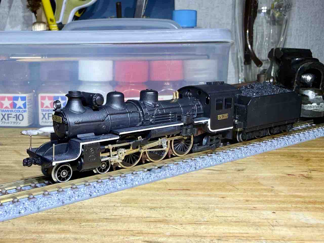 Nゲージ 中村精密C51キットを組む 12 : 愛犬クマの鉄道模型製作備忘録