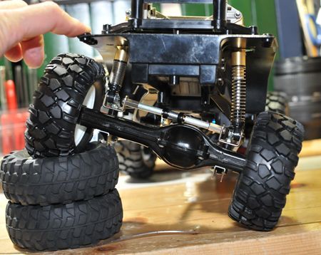 ラジコン タミヤCC－01再改造計画 その11 CCクローラー足上げ