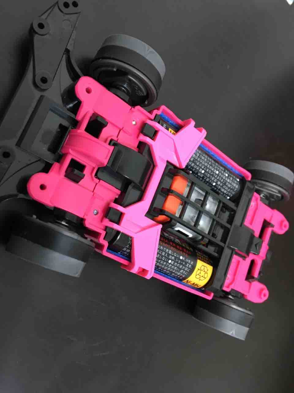 ミニ四駆ブログ ピンクのMSフレキリジットマシン製作 : 子育て＆ミニ四